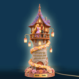Fairy Tale Couple Acrylic Light Box - Personalized Gifts For Couple 06kiqn011225