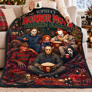 Christmas Night Villain Blanket Blanket - Personalized Gifts For Horror Lover Blanket 07TOQN021026