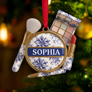 Makeup Kit Christmas Ornament - Personalized Gifts For Makeup Lovers 05PGLU131025