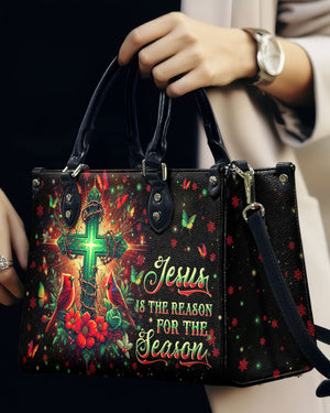 Jesus The Reason Cardinal - Leather Handbag 05acxa210425
