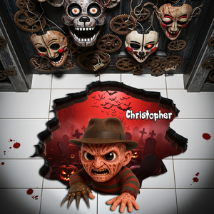 Halloween Scary Doormat - Personalized Gifts For Movie Fans 05PGLU150825