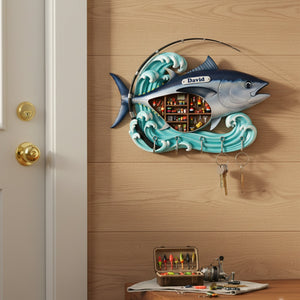 Fishing Gear Corner Key Hanger - Personalized Gift For Fishing Lovers 03KILU101225