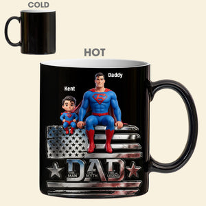 Marvelous American Dad Magic Mug, Personalized Gifts For Dads 03qhqn120526-Homacus