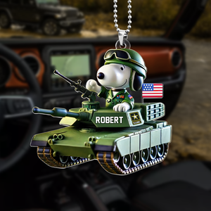 Army Car Ornament - Personalized Gifts For Army 05HUPU160725
