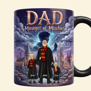 Fantasy Adventure Dad & Kids Heat Changing Mug - Personalized Gift For Dads 05natn170426