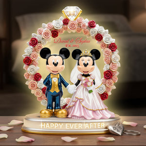 Happy Ever After Light Box Personalized Gifts For Couple 05PGQN281125