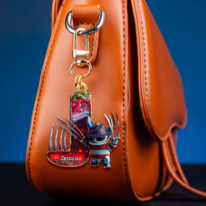 Cute Monster Letter Keychain - Personalized Halloween Gifts For Horror Lovers 03tgqn220825