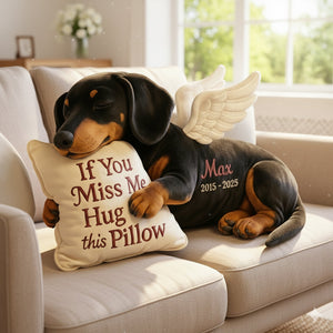 Dog Memorial Custom Shaped Pillow - Custom Photo Gifts For Dog Lover 04TGLU081125