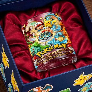 30 Years Monster Adventure Round Glass- Personalized Anniversary Gift 01TOQN070326
