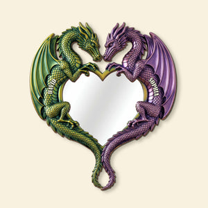 Fantasy Dragon Couple Mirror, Personalized Festive Gifts For Couple 01qhtn290725