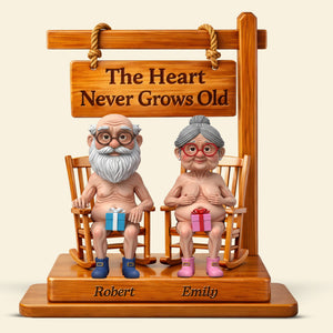 Naughty Old Couple Acrylic Plaque - Personalized Gifts For Couples 04ohqn020226