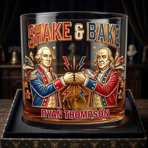 USA 250th Years Round Glass - Personalized Funny Gifts 02nadt080626