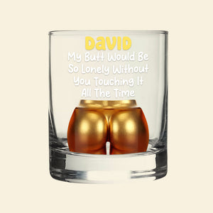 Naughty Couple 11oz Round Whiskey Glass - Personalized Gifts For Couple Christmas Glass 02NAQN201025-Homacus
