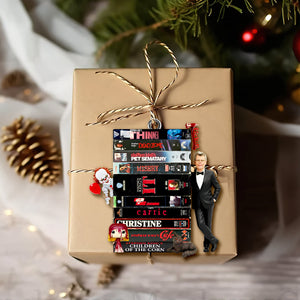 Retro VHS Tape Stack Ornament - Gift For Horror Lovers 02NALU041125