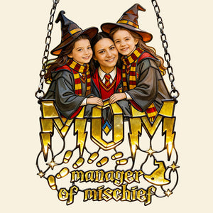 Magical Mom And Kids Suncatcher Ornament Custom Photo Gifts 04NADT020426
