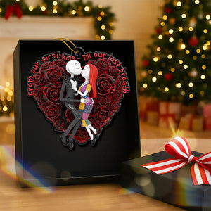 Spooky Love Christmas Ornament Personalized Gifts For Couple 04TGQN151025