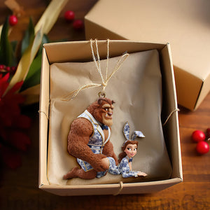 Cheeky Fairytale Couple Ornament - Personalized Gifts For Couple 05ohlu031025