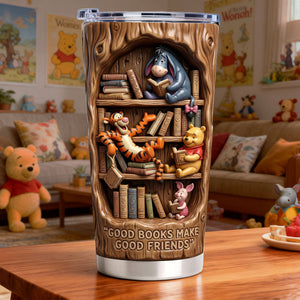 Good Books Make Good Friends 20oz Tumbler - Gift For Friends 07PALU160126
