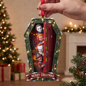 Merry Creepmas Christmas Ornament - Personalized Gifts For Christmas 02tytn270826
