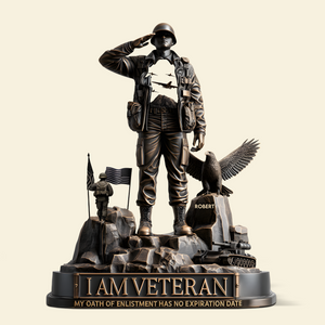 Military Veterans Acrylic Plaque - Personalized Gifts For Veterans 06TGPU040625