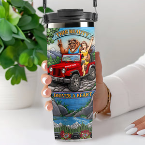 Monster & Princess Off-road Couple Tumbler - Personalized Gifts For Off-road Girl 01qhqn190625