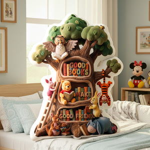 Good Books Make Good Friends Pillow - Gift For Friends 06PALU101225