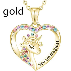 Heart Unicorn Necklace 05acxx020425 You Are Magical