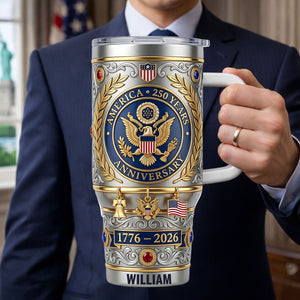 USA 250th Anniversary 40oz Tumbler – Gifts For Patriots 02ohlu120326