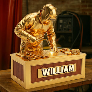 Proud Skilled Welder Acrylic Plaque - Personalized Gifts For Welders 02OHLU140725