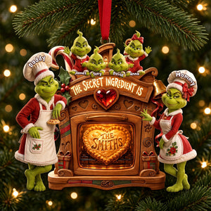 Jolly Christmas Family Acrylic Ornament - Personalized Gifts For Family 05palu040926-Homacus