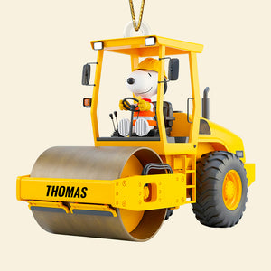 Construction Equipments Ornament Personalized Gifts For Workers 01HUDT200825