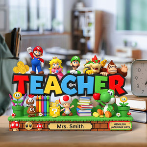 Plumber Fans Plaque - Personalized Gifts For Teacher 02tgqn160625