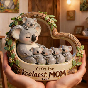 Koala Mom Cute Acrylic Plaque - Personalized Gifts For Mom 03QHLU070226