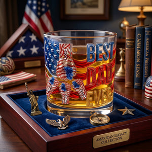 Power Fist Drinking Glass - Personalized Gifts For Dads 06ohlu220526
