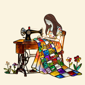 Mom’s Sewing Corner Suncatcher - Personalized Gifts For Mom 04OHTN250326