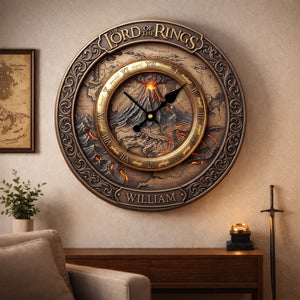 Epic Adventure Wall Clock Personalized Gifts For Epic Lovers 06KILU160326