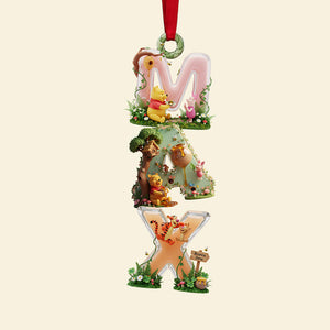 Lovely Alphabet Name Acrylic Ornament, Personalized Gifts For Christmas 02pata291025