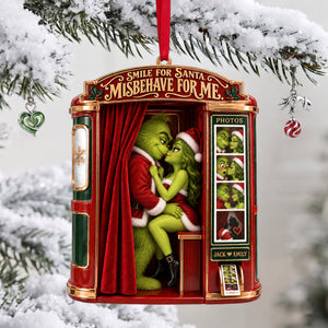 Cheeky Couple Acrylic Ornament - Personalized Gifts For Couples 06HALU160926