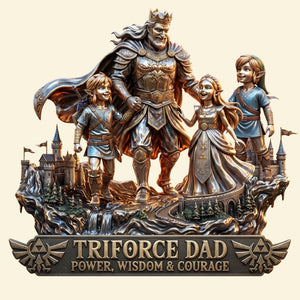 Fantasy King Dad Acrylic Plaque - Personalized Gifts For Dads 04QHTN150526