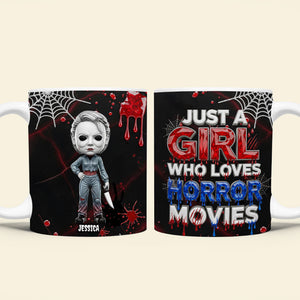 Horror Girl Mug Personalized Gifts For Movie Fans 02OHTN270825