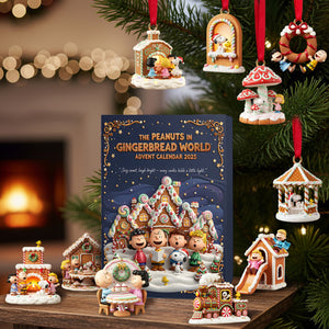 Gingerbread Advent Calendar Acrylic Blind Box - Gifts For Christmas 07palu271025