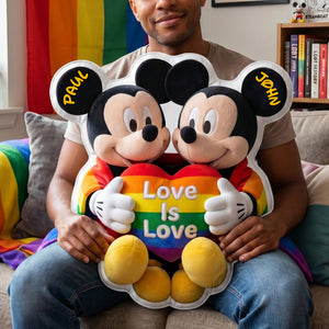 LGBT+ Pride Month Pillow - Personalized Gifts For Couple Pillow 07NALU200526