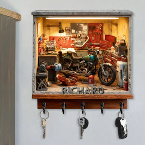 Garage Key Hanger - Personalized Gifts For Bikers 03toqn171225