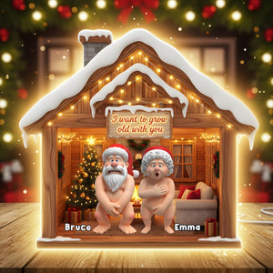 Naughty Old Couple Light Box- Personalized Gift For Couples 04OHLU311025