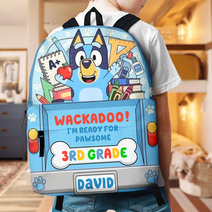 Cartoon Pup Backpack – Personalized Back To School Gift For Kids 03TGQN220725
