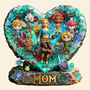 Mom with Little Legends Acrylic Plaque - Personalized Gifts For Mom 01HUDT180426