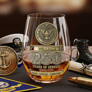 Military 250th Anniversary Glass Egg Cup Personalized Gifts For Veteran 01ohtn060825