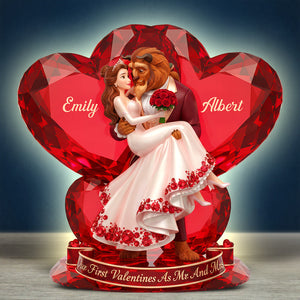 Couple's First Valentine Light Box - Personalized Gift For Couples 04NAQN021225