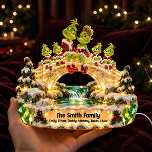 Furry Mischief Family Acrylic Light Box - Personalized Christmas Gifts For Family 02ohdt241026