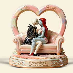 Spooky Couple Acrylic Plaque - Personalized Gifts For Couple 06tgqn271225